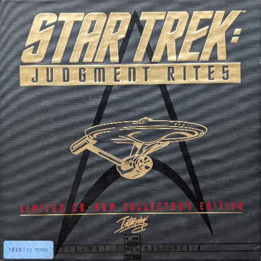 Star Trek Judgment Rites Limited CD-ROM Collector's Edition